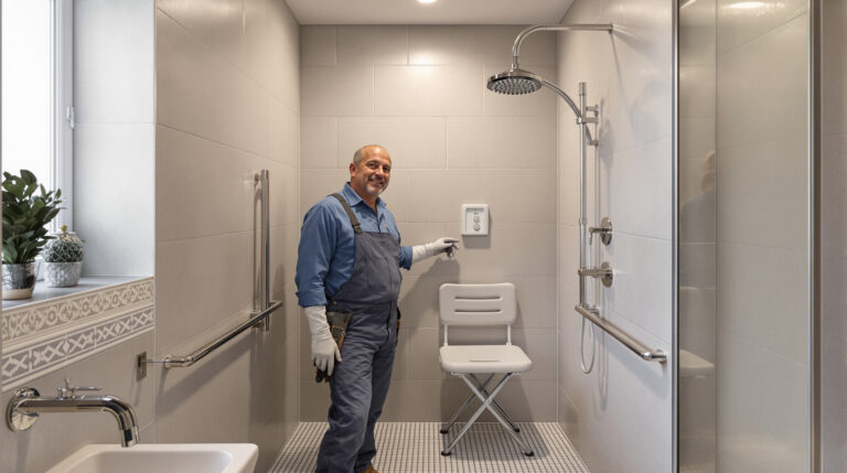 à lille, facilitez l’adaptation de votre salle de bain avec une douche senior sécurisée. trouvez un artisan fiable pour des travaux sur mesure et profitez d’un accompagnement personnalisé.